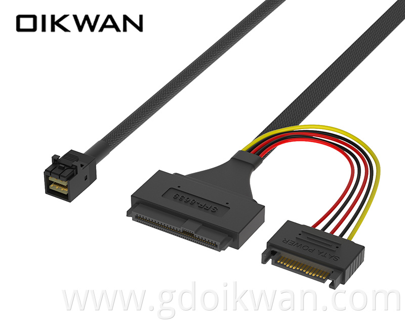 Mini Sas Hd 8643 To U 2,HD MINI SAS TO U.2,hard drive connection cable